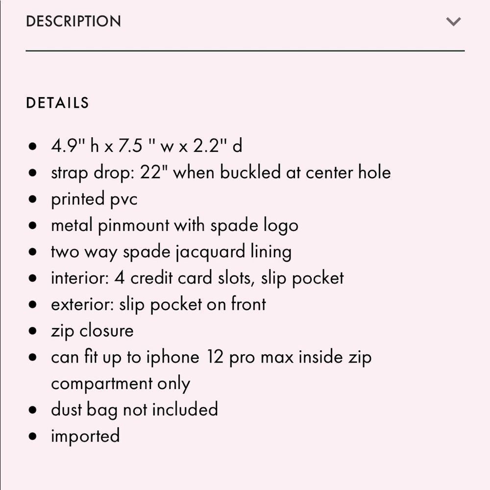 Kate Spade Minnie Mouse Disney Collection Bag - Picture 5 of 5